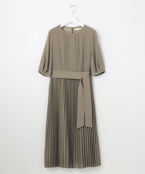 自由区(ジユウク)の「シフォンプリーツ ワンピース(ワンピース・レディース・ネイビー系/ブラウン系/ブラック系・32)」の13枚目の写真