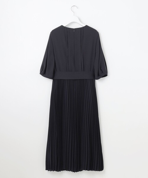 自由区(ジユウク)の「シフォンプリーツ ワンピース(ワンピース・レディース・ネイビー系/ブラウン系/ブラック系・32)」の20枚目の写真