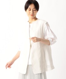 Gabardine K.T | 紙ビエラ 背中ふんわりジレ(ベスト)