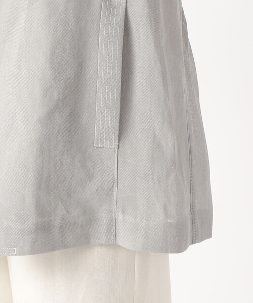 Gabardine K.T（ギャバジンケーティー）の「紙ビエラ 背中ふんわりジレ（ベスト・レディース・ホワイト・9号）」の11枚目の写真