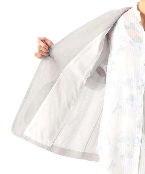 Gabardine K.T（ギャバジンケーティー）の「紙ビエラ 背中ふんわりジレ（ベスト・レディース・ホワイト・9号）」の13枚目の写真