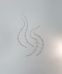 ieLS（イエルズ）の「金属アレルギー対応「ieLS」ステンレス　CZアメリカンピアス（ピアス（両耳用））」