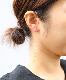 ieLS（イエルズ）の「金属アレルギー対応「ieLS」ステンレス　CZアメリカンピアス（ピアス（両耳用））」