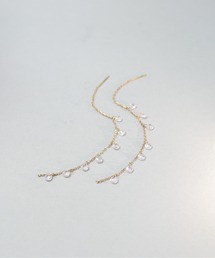 ieLS（イエルズ）の「金属アレルギー対応「ieLS」ステンレス　CZアメリカンピアス（ピアス（両耳用））」