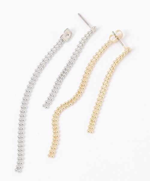 LAKOLE（ラコレ）の「ボールチェーンロングピアス / 329116（ピアス（両耳用）・レディース・その他1/その他2・FREE）」の3枚目の写真