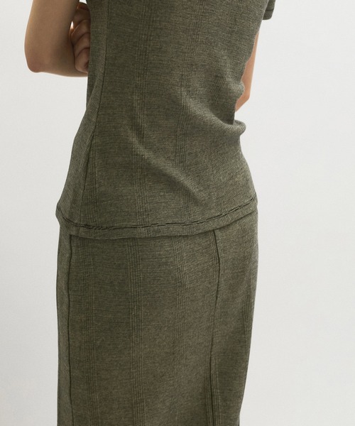 MILLER（ミラー）の「【Miller for ADAM ET ROPE'】別注 スクエアTee（Tシャツ/カットソー・レディース・ホワイト/グリーン系その他/ブラック・FREE）」の12枚目の写真