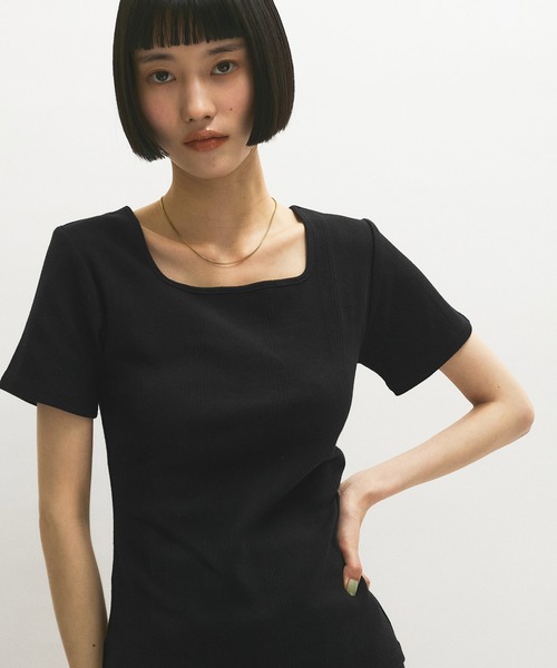 Miller for ADAM ET ROPE'】別注 スクエアTee（Tシャツ