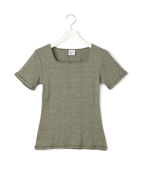 MILLER（ミラー）の「【Miller for ADAM ET ROPE'】別注 スクエアTee（Tシャツ/カットソー・レディース・ホワイト/グリーン系その他/ブラック・FREE）」の20枚目の写真