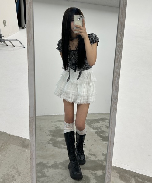 .KOM(ドットコム)の「A'GEM/9 × .kom 『.KOM/ドットケーオーエム』レオパードトップス(その他トップス・レディース・チャコールグレー・FREE)」の8枚目の写真