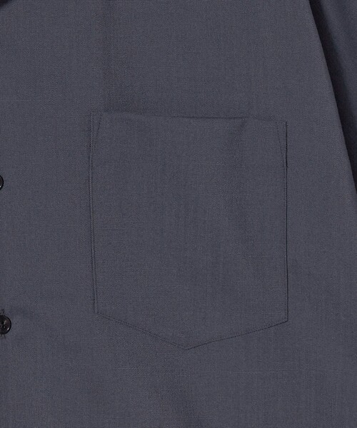 BEAUTY&YOUTH UNITED ARROWS(ビューティーアンドユースユナイテッドアローズ)の「FLAX ライク オープンカラー フォルム シャツ ‐横ストレッチ・吸水速乾‐(シャツ/ブラウス・メンズ・オフホワイト/ロイヤルブルー/ブラック・S/M/XL/L)」の22枚目の写真