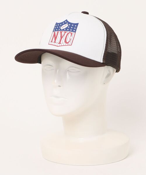 ムラサキスポーツ(ムラサキスポーツ)の「SCHOTT/ショット キャップ NYC TRUCKER CAP SC120(キャップ・メンズ・ブラック×ブラック/ホワイト×ブラック/ホワイト×ネイビー/ホワイト×ブラウン・FREE)」の7枚目の写真