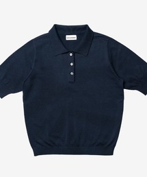 NKNIT サマーニットポロシャツ 18gサマーニットポロシャツ(1 BLUE GREY): : メンズ｜UNITED