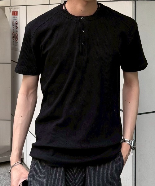 kizukiブラック ヘンリーネック ヘンリーネック コレクション ｜商品一覧｜＋CLOTHET ONLINE