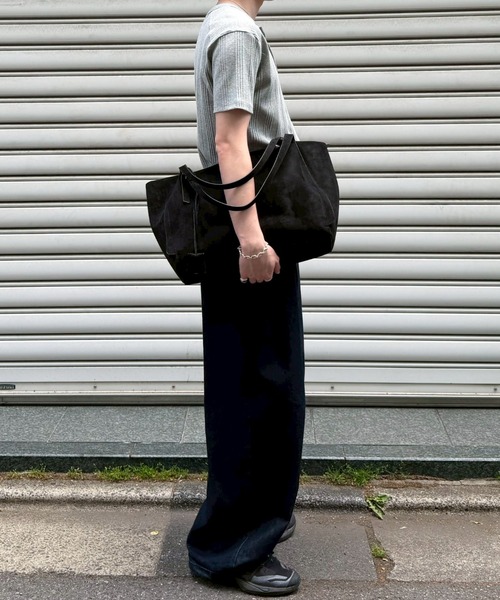 Chikashitsu +(チカシツプラス)の「【Chikashitsu +】henley neck half sleeve tee / 【チカシツプラス】ヘンリーネック半袖Tシャツ<着用動画あり>(Tシャツ/カットソー・メンズ・ホワイト/ブラック/グレー/グレー系その他・L/XL)」の19枚目の写真