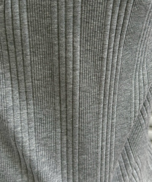 Chikashitsu +(チカシツプラス)の「【Chikashitsu +】henley neck half sleeve tee / 【チカシツプラス】ヘンリーネック半袖Tシャツ<着用動画あり>(Tシャツ/カットソー・メンズ・ホワイト/ブラック/グレー/グレー系その他・L/XL)」の22枚目の写真