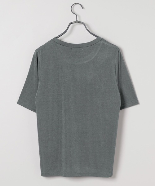 JEANASIS（ジーナシス）の「グロッシーカノコSS TEE/496927（Tシャツ/カットソー・レディース・チャコールグレー/グレイッシュベージュ/ブラウン・FREE）」の4枚目の写真