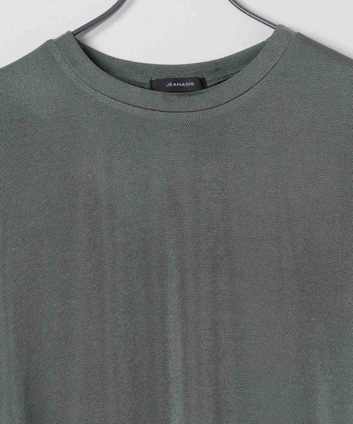 JEANASIS（ジーナシス）の「グロッシーカノコSS TEE/496927（Tシャツ/カットソー・レディース・チャコールグレー/グレイッシュベージュ/ブラウン・FREE）」の5枚目の写真