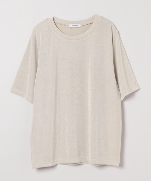JEANASIS（ジーナシス）の「グロッシーカノコSS TEE/496927（Tシャツ/カットソー・レディース・チャコールグレー/グレイッシュベージュ/ブラウン・FREE）」の18枚目の写真