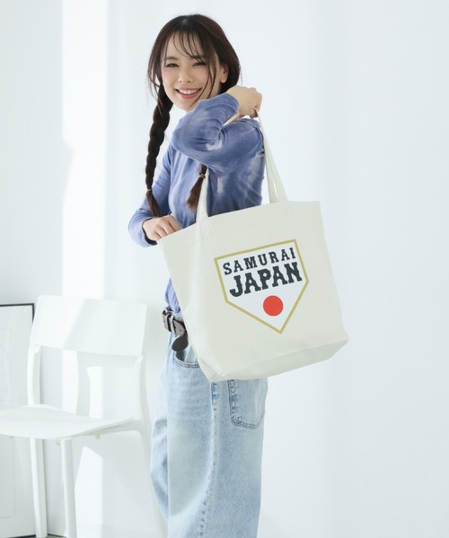 baron（バロン）の「侍ジャパン　キャンバストート（トートバッグ・レディース・アイボリー/ブラック/ブラック系その他2/アイボリー系1/ブラック系その他/アイボリー系・FREE）」の18枚目の写真