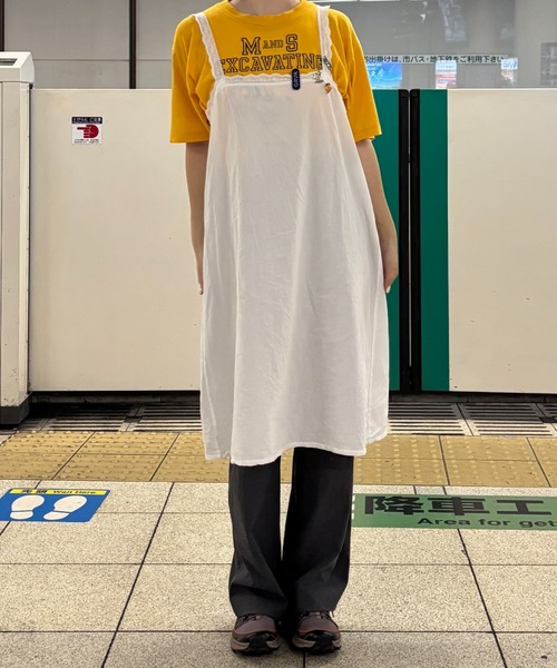 しいな - レースコットンワンピース made in INTER FACTORY しいな - レースコットンワンピース made in INTER FACTORY