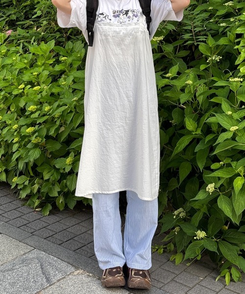 INTER FACTORY（インターファクトリー）の「しいな - レースコットンワンピース made in INTER FACTORY（ワンピース・レディース・ホワイト/ブラック・FREE）」の5枚目の写真