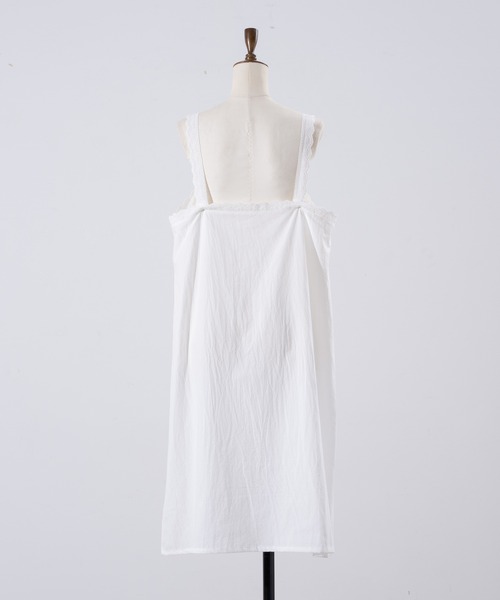 INTER FACTORY（インターファクトリー）の「しいな - レースコットンワンピース made in INTER FACTORY（ワンピース・レディース・ホワイト/ブラック・FREE）」の17枚目の写真