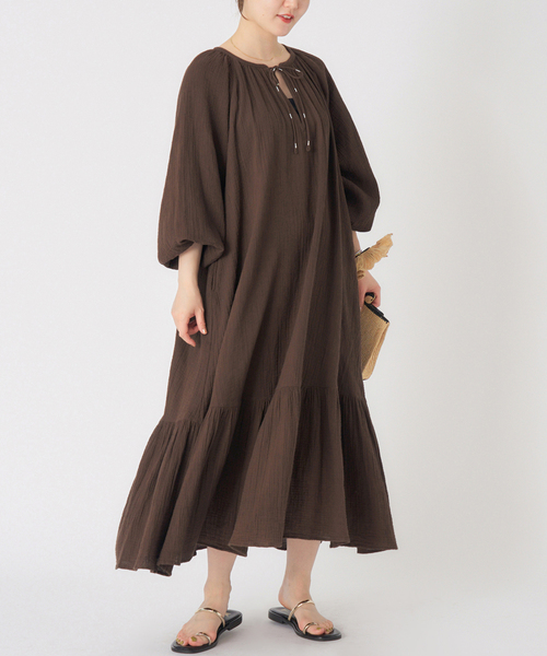 【未使用】Sara Mallika ワンピース sara mallika/サラ マリカ マドラスチェックドレス（ワンピース