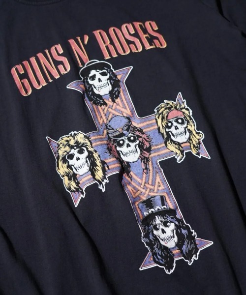 THRIFTY LOOK（スリフティールック）の「THRIFTY LOOK スリフティルック / THRIFTY "GUNS N' ROSES" TEE（Tシャツ/カットソー・メンズ・ブラック・MEDIUM/LARGE/X-LARGE）」の3枚目の写真
