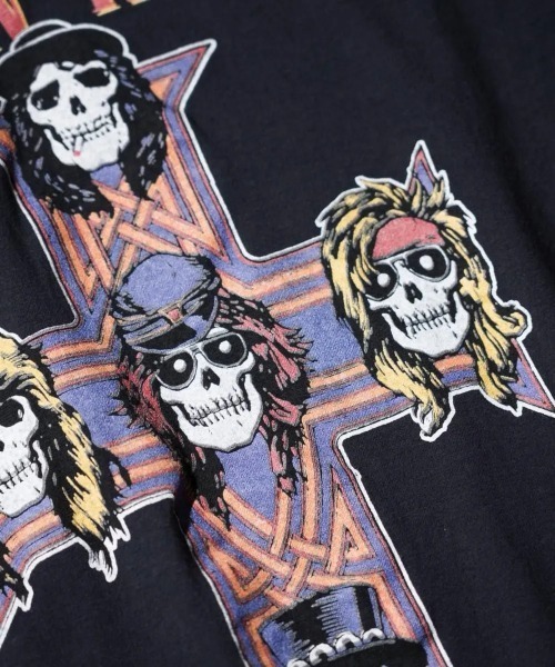 THRIFTY LOOK（スリフティールック）の「THRIFTY LOOK スリフティルック / THRIFTY "GUNS N' ROSES" TEE（Tシャツ/カットソー・メンズ・ブラック・MEDIUM/LARGE/X-LARGE）」の4枚目の写真