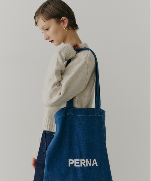 PERNA（ペルナ）の「ぺルナデニムトート（トートバッグ・レディース・ブルー・FREE）」の11枚目の写真