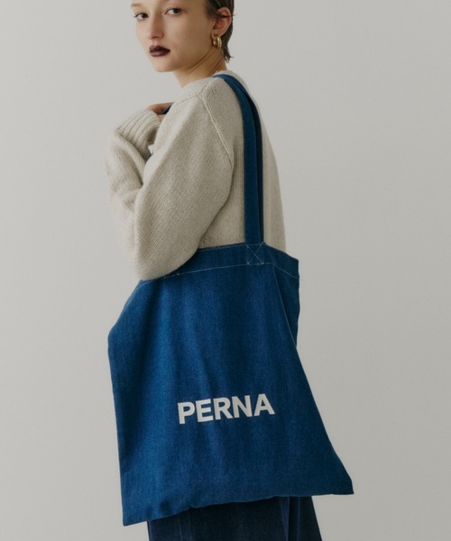 PERNA（ペルナ）の「ぺルナデニムトート（トートバッグ・レディース・ブルー・FREE）」の12枚目の写真