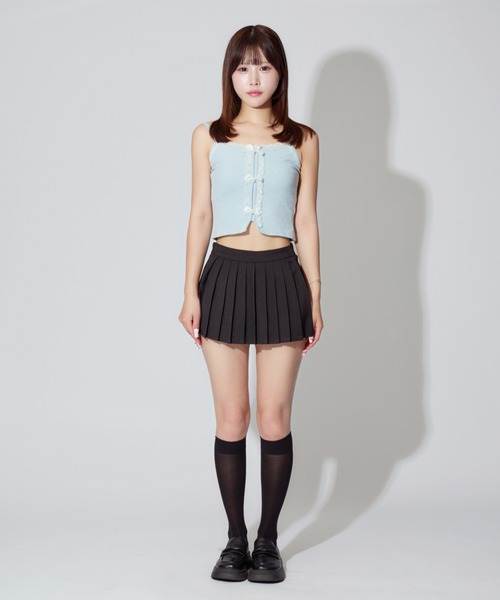 JilLA(ジルア)の「Flower Ribbon Camisole / フラワーリボンキャミソール 小花柄(キャミソール・レディース・アイボリー/ブルー・FREE)」の19枚目の写真