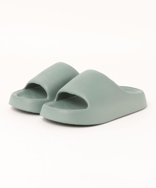 and it_（アンドイット）の「マシュマロシングルバンドサンダル（サンダル・レディース・アイボリー/ブラック/グレイッシュベージュ/グリーン・M/L）」の4枚目の写真