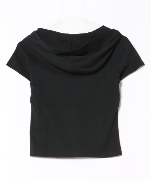 ARCHIVER(アーカイバ)の「【Lp】スキッパーフードTシャツ(Tシャツ/カットソー・レディース・グレー/ブラック・MEDIUM/LARGE)」の7枚目の写真