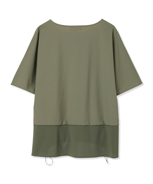 tシャツ 2025春夏「接触冷感・UVカット・はっ水加工」ストレッチナイロンラッシュドロストプルオーバー レディース 2025春夏【接触冷感・UVカット・はっ水加工】ストレッチナイロン