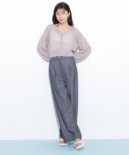 シャイニーシアーカーディガン シャイニーシアーカーディガン | JILL by JILL STUART（ジル