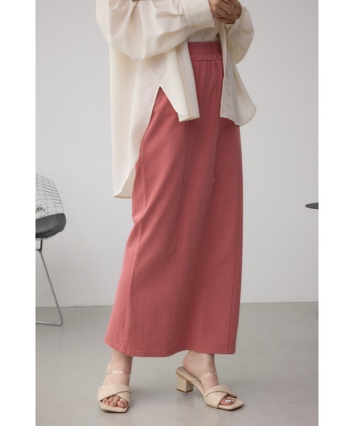 AZUL by moussy(アズールバイマウジー)の「ヴィンテージライクスカート(スカート・レディース・スモークピンク/チャコールグレー/ライトブラック・FREE)」の1枚目の写真