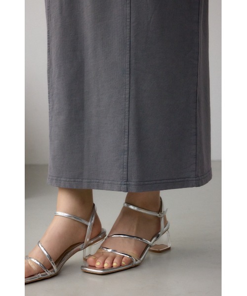 AZUL by moussy(アズールバイマウジー)の「ヴィンテージライクスカート(スカート・レディース・スモークピンク/チャコールグレー/ライトブラック・FREE)」の21枚目の写真