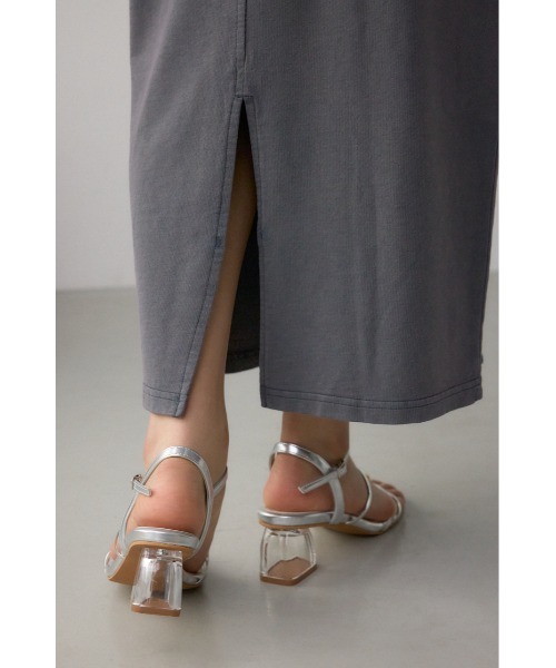 AZUL by moussy(アズールバイマウジー)の「ヴィンテージライクスカート(スカート・レディース・スモークピンク/チャコールグレー/ライトブラック・FREE)」の22枚目の写真