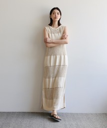 select MOCA Et | 【Et】透かし柄ニットワンピース(ワンピース)