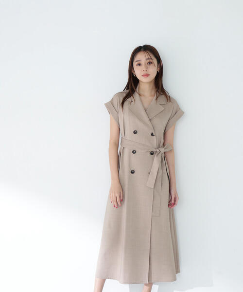 NATURAL BEAUTY BASIC ベルテッドトレンチワンピース ◇ベルテッドトレンチワンピース（ワンピース）｜NATURAL BEAUTY