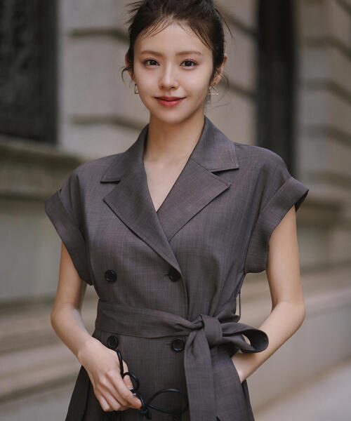 ベルテッドトレンチワンピース✩.*˚ナチュラルビューティーベーシック ◇ベルテッドトレンチワンピース（ワンピース）｜NATURAL BEAUTY