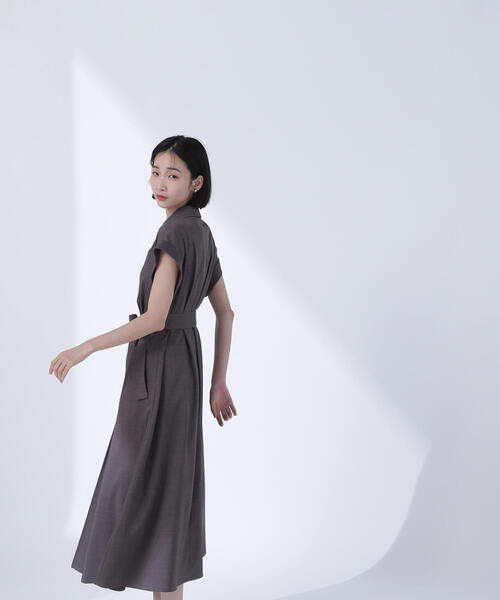 ベルテッドトレンチワンピース ベルテッドトレンチワンピース | NATURAL BEAUTY BASIC