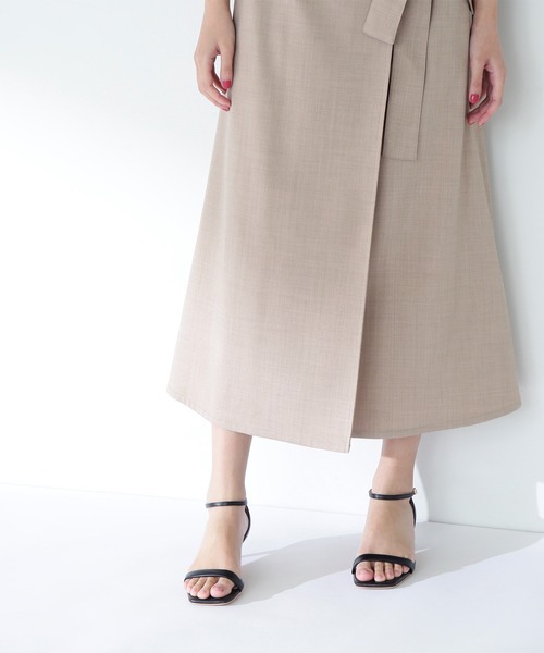 NATURAL BEAUTY BASIC（ナチュラルビューティーベーシック）の「◇ベルテッドトレンチワンピース（ワンピース・レディース・ブラウン/ベージュ・P/S/SMALL/MEDIUM）」の22枚目の写真