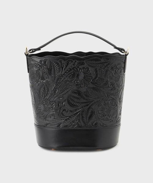 CARVING TRIBES(カービングトライブス)の「Mini Bucketbag(ショルダーバッグ・レディース・ブラック/ブラウン系その他3・FREE)」の1枚目の写真