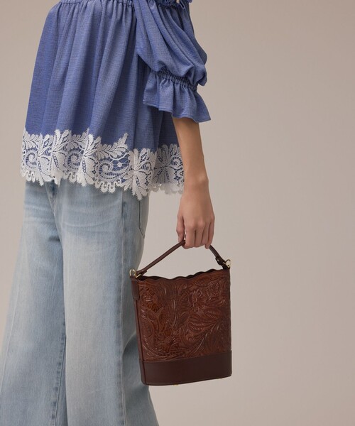 CARVING TRIBES(カービングトライブス)の「Mini Bucketbag(ショルダーバッグ・レディース・ブラック/ブラウン系その他3・FREE)」の13枚目の写真
