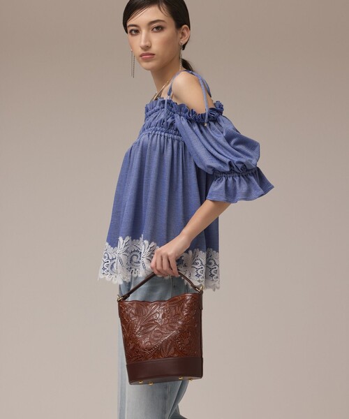 CARVING TRIBES(カービングトライブス)の「Mini Bucketbag(ショルダーバッグ・レディース・ブラック/ブラウン系その他3・FREE)」の15枚目の写真