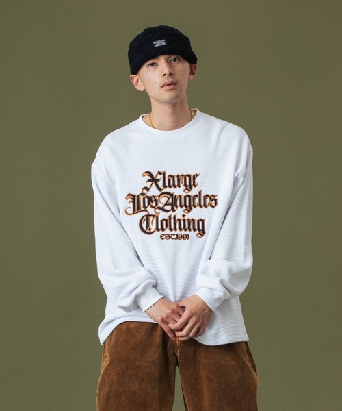 XLARGE（エクストララージ）の「OLD ENGLISH THERMAL L/S TOP（Tシャツ
