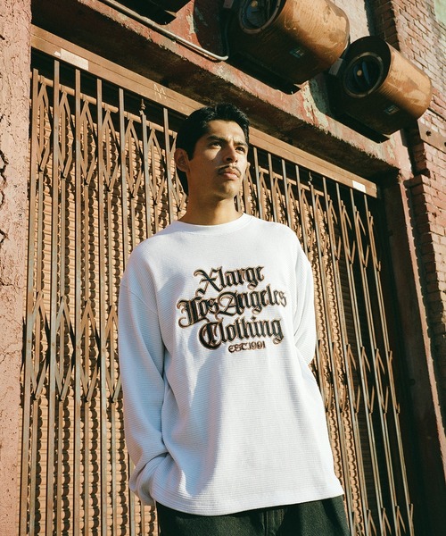 XLARGE（エクストララージ）の「OLD ENGLISH THERMAL L/S TOP（Tシャツ 