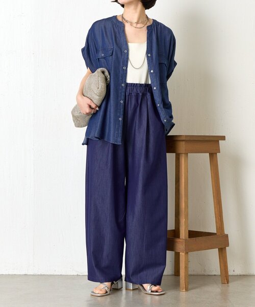 新品 Jena espace merveilleux テンセルデニムシャツ テンセルデニムシャツ | Jena espace merveilleux(ジェナ
